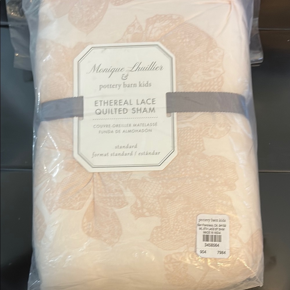 **SOLD**
Monique Lhuillier Pottery Barn Kids Lace Quilted Sham